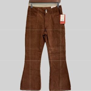 Lucky Brand NWT Corduroy Flare  Leg Hi Rise Brown Pants 10/30A